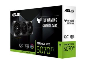 Scheda video Asus TUF-RTX5070TI-O16G-Gaming - 16 Gb GDDR7 256bit PCIE 5.0 2x HDMI +3x DP